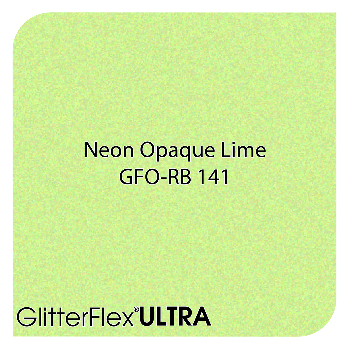 GlitterFlex® Ultra - Opaque Neon Rainbow - 12" x 10 Yards (30 Feet)