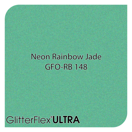 GlitterFlex® Ultra - Opaque Neon Rainbow - 12" x 10 Yards (30 Feet)