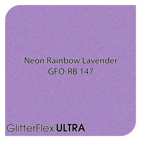 GlitterFlex® Ultra - Opaque Neon Rainbow - 12" x 10 Yards (30 Feet)