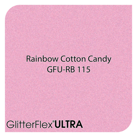 GLITTERFLEX® ULTRA RAINBOWS - 20" x 1 Yard (3 Feet)