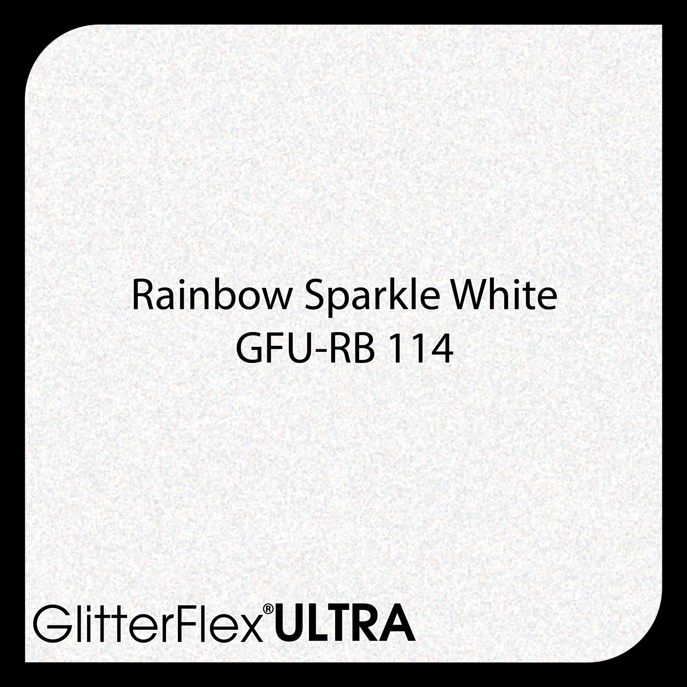 GlitterFlex® Ultra - Rainbow - 12" x 20" Sheet