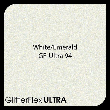 GLITTERFLEX® ULTRA WHITE COMBOS - 12" x 20" Sheet