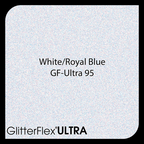 GLITTERFLEX® ULTRA WHITE COMBOS - 20" x 1 Yard (3 Feet)