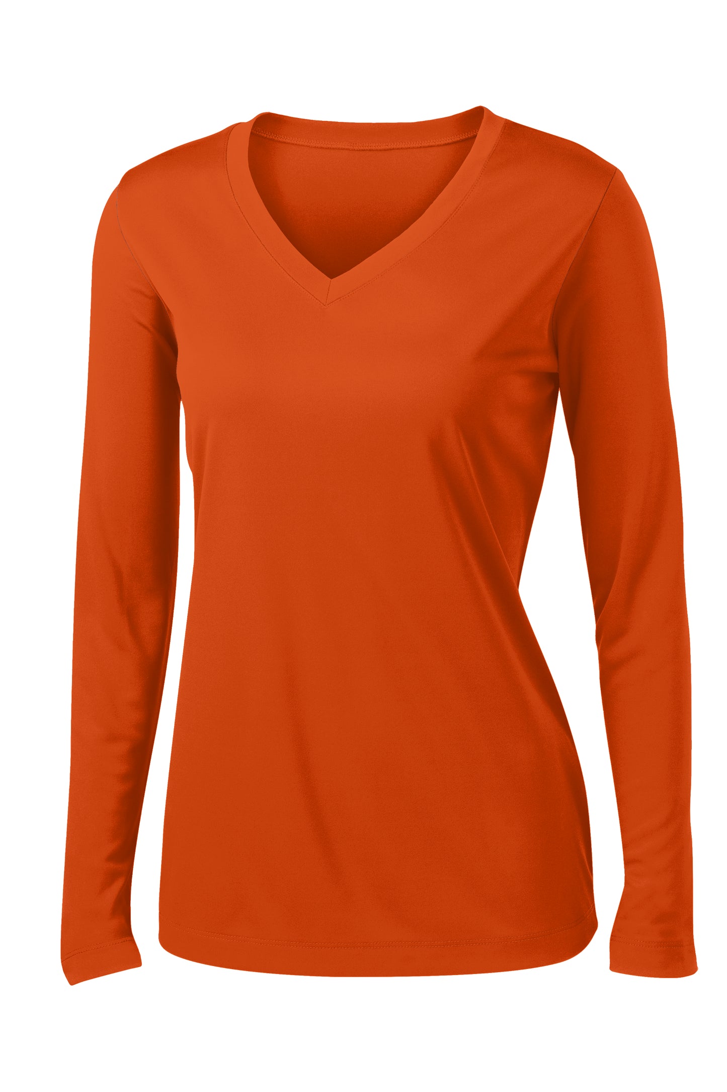 Sport-Tek® Women's Long Sleeve - Deep Orange