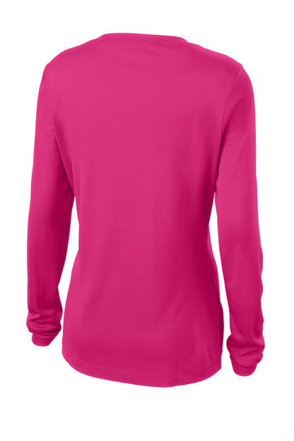 Sport-Tek® Women's Long Sleeve - Pink Raspberry