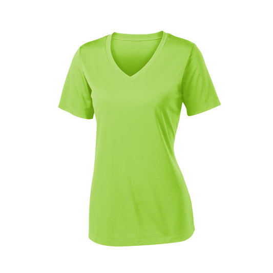 Lime Shock - Sport-Tek® Women's Short Sleeve