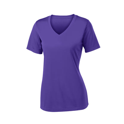 Purple - Sport-Tek® Women's Short Sleeve