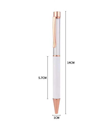 Snow Globe Sublimation Pen w/ Shrink Wrap