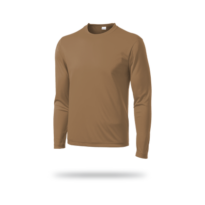 Sport-Tek® Men's - Long Sleeve Woodland Brown