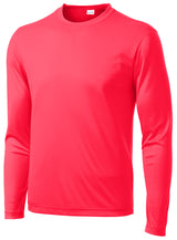 Sport-Tek® Youth Long Sleeve - Hot Coral