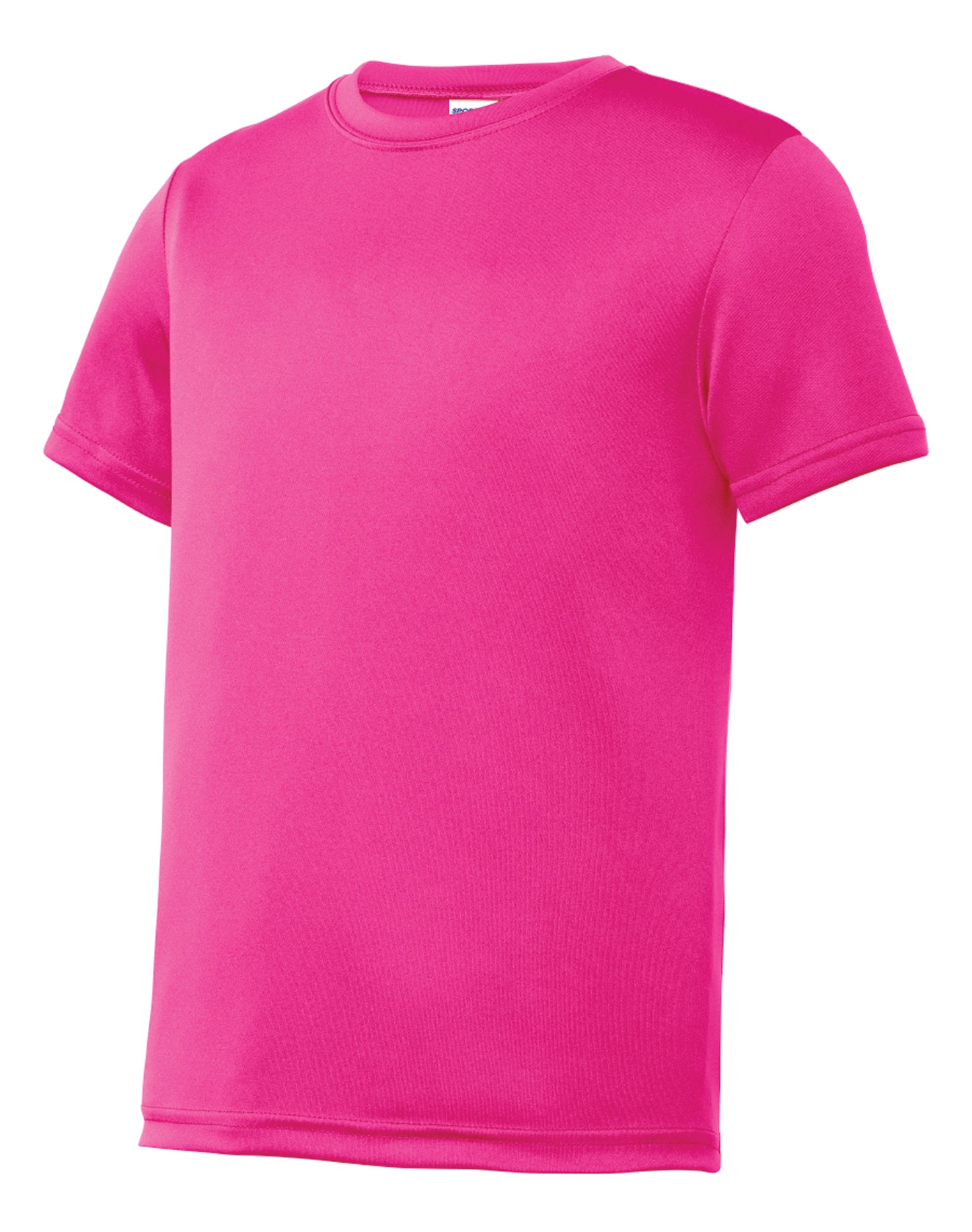 Sport-Tek® Youth Short Sleeve - Neon Pink