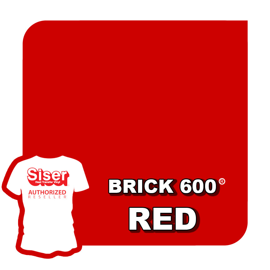 Siser Brick® 600 Heat Transfer Vinyl for T-Shirts 20 by Foot/Yard Roll(s)