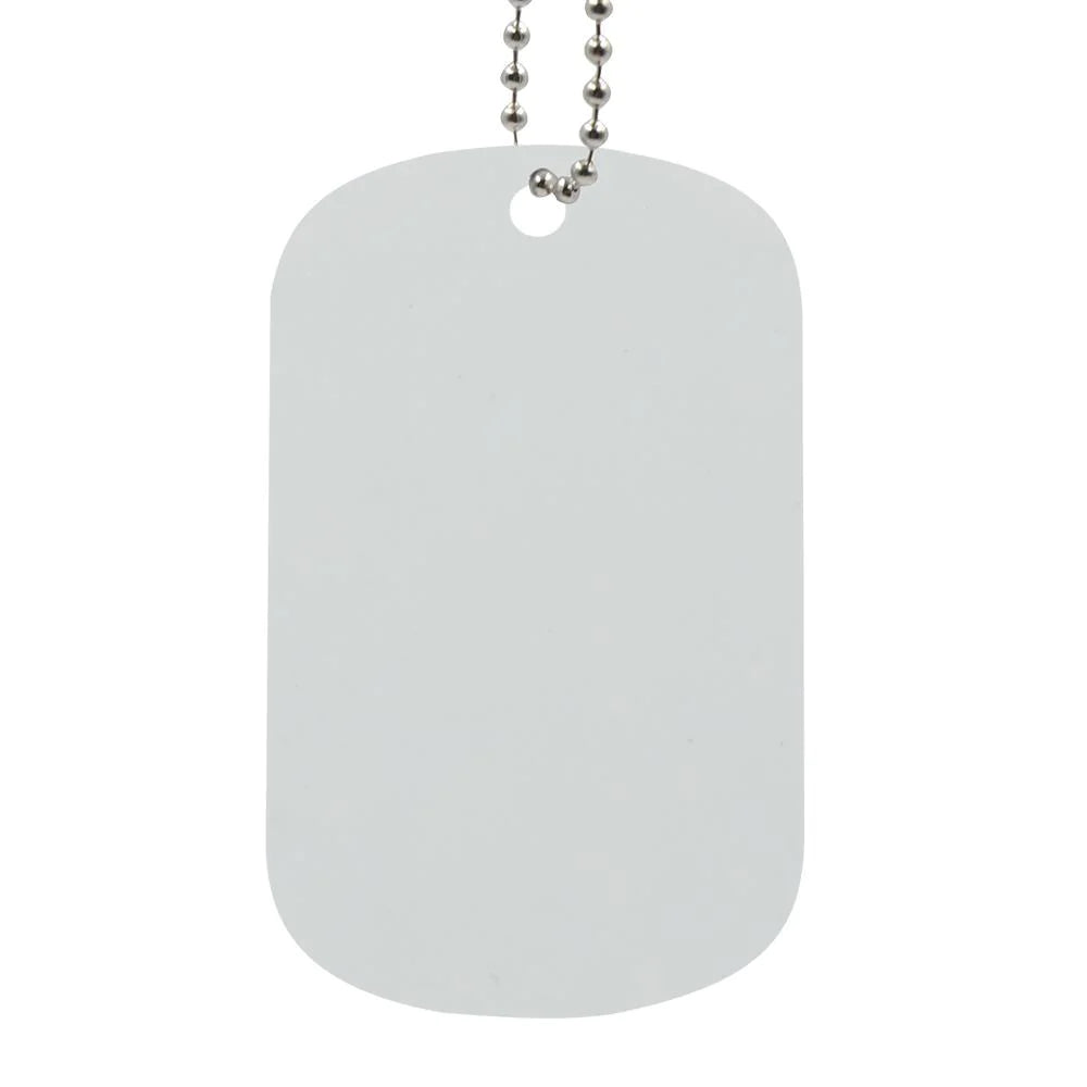 Sublimation Dog Tag Chain