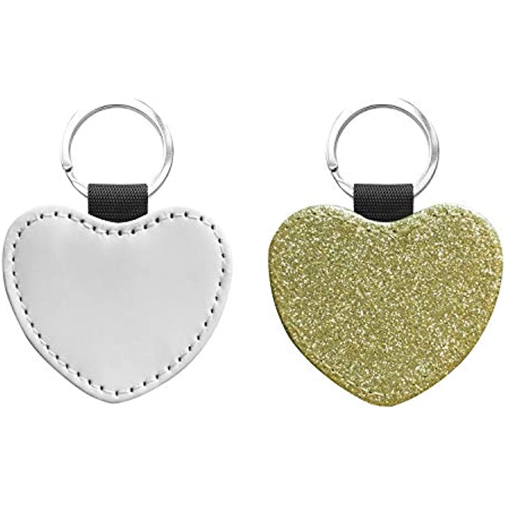 Heart Glitter KeyChain